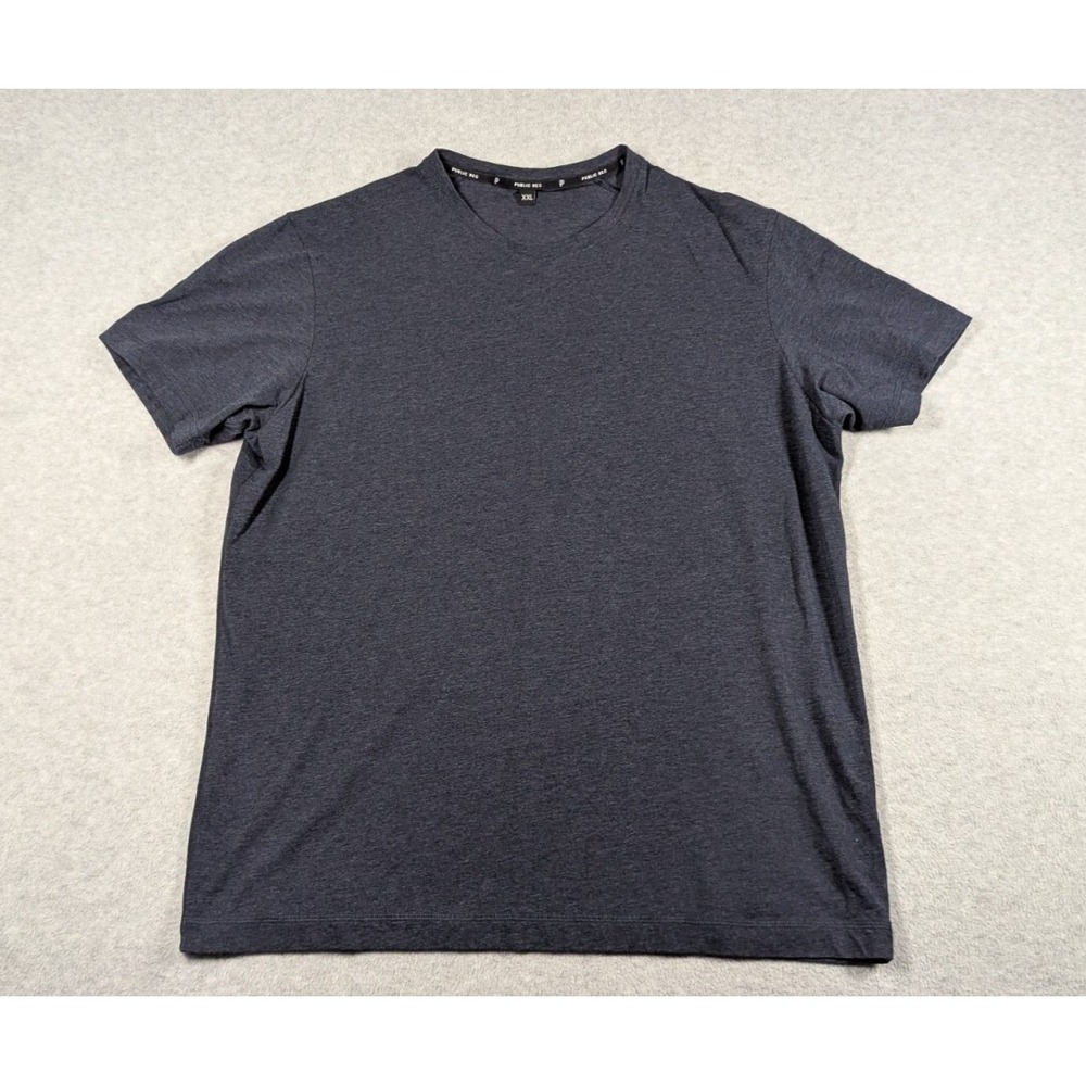 Public Rec Men Shirt‎ XXL Pima Cotton Performance Athletic Crew Short Sleeve